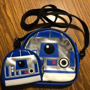 R2D2 Crossbody Purse and Change Purse